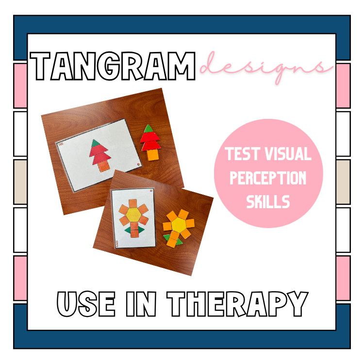 Tangram Designs (1-10 Pieces): Matching/Visual Perception