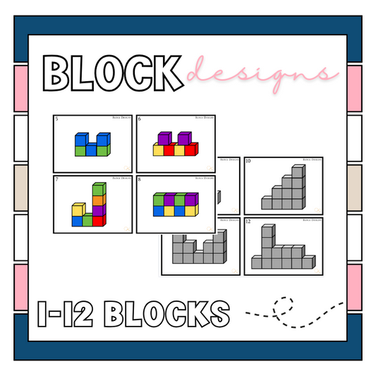 Block Designs (1-12 Blocks): Matching/Visual Perception