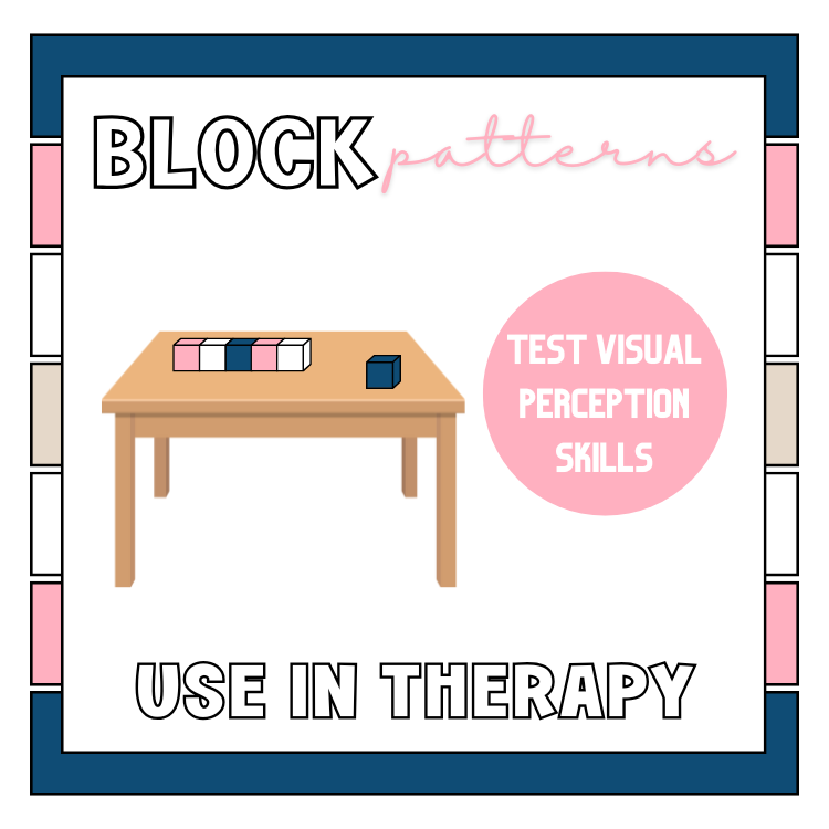Block Patterns: Visual Perception and Pattern Recognition Cards
