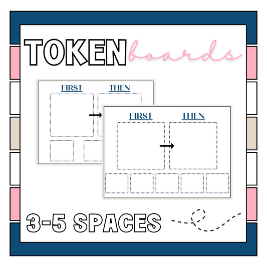 Token Boards with First/Then + Reminder Visual (Behavior Management)