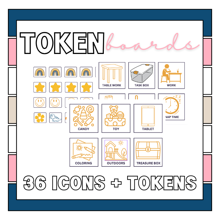 Token Boards with First/Then + Reminder Visual (Behavior Management)