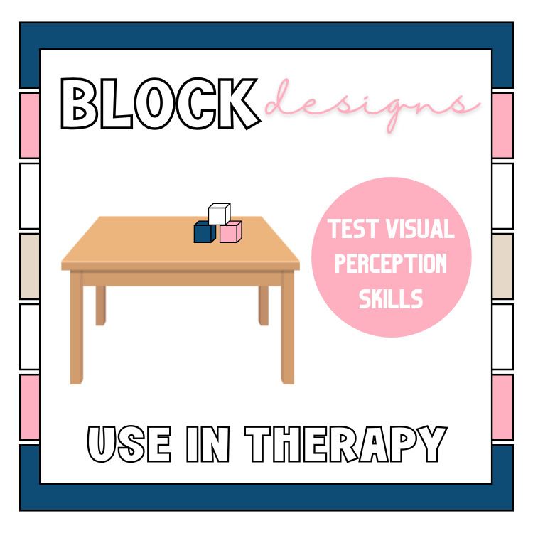 Block Designs (1-12 Blocks): Matching/Visual Perception
