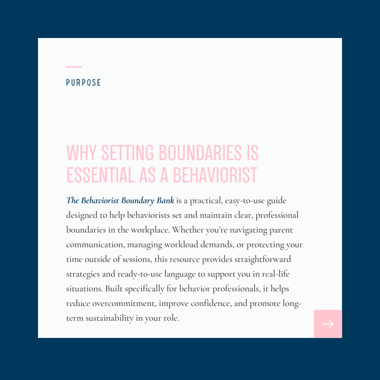 The Behaviorist Boundary Bank